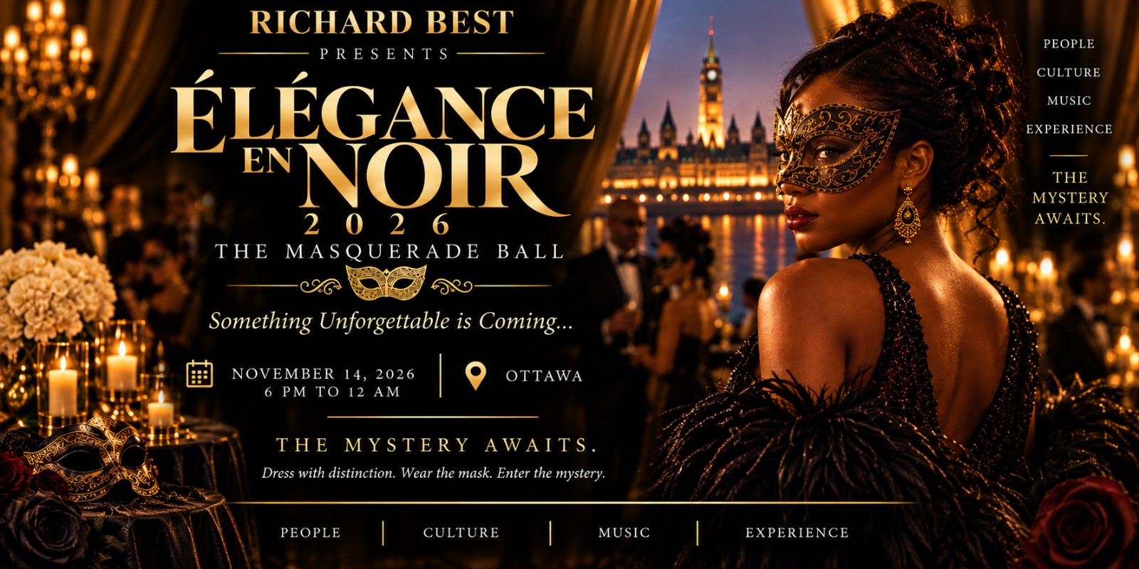 ÉLÉGANCE EN NOIR 2026: THE MASQUERADE BALL