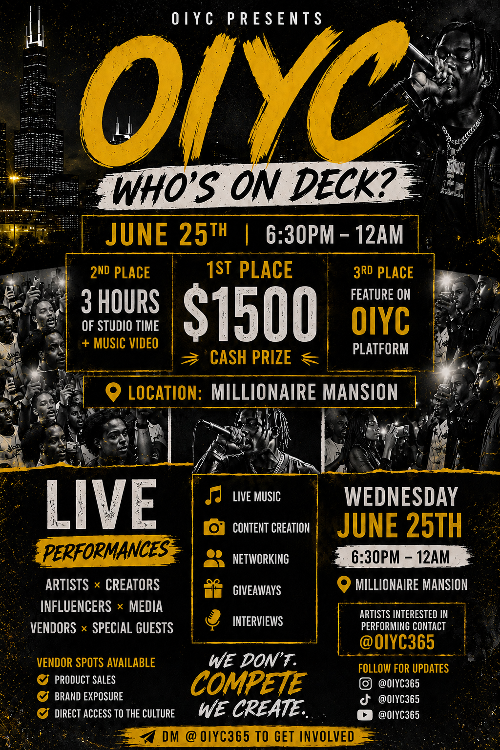OIYC Presents: Who's On Deck??