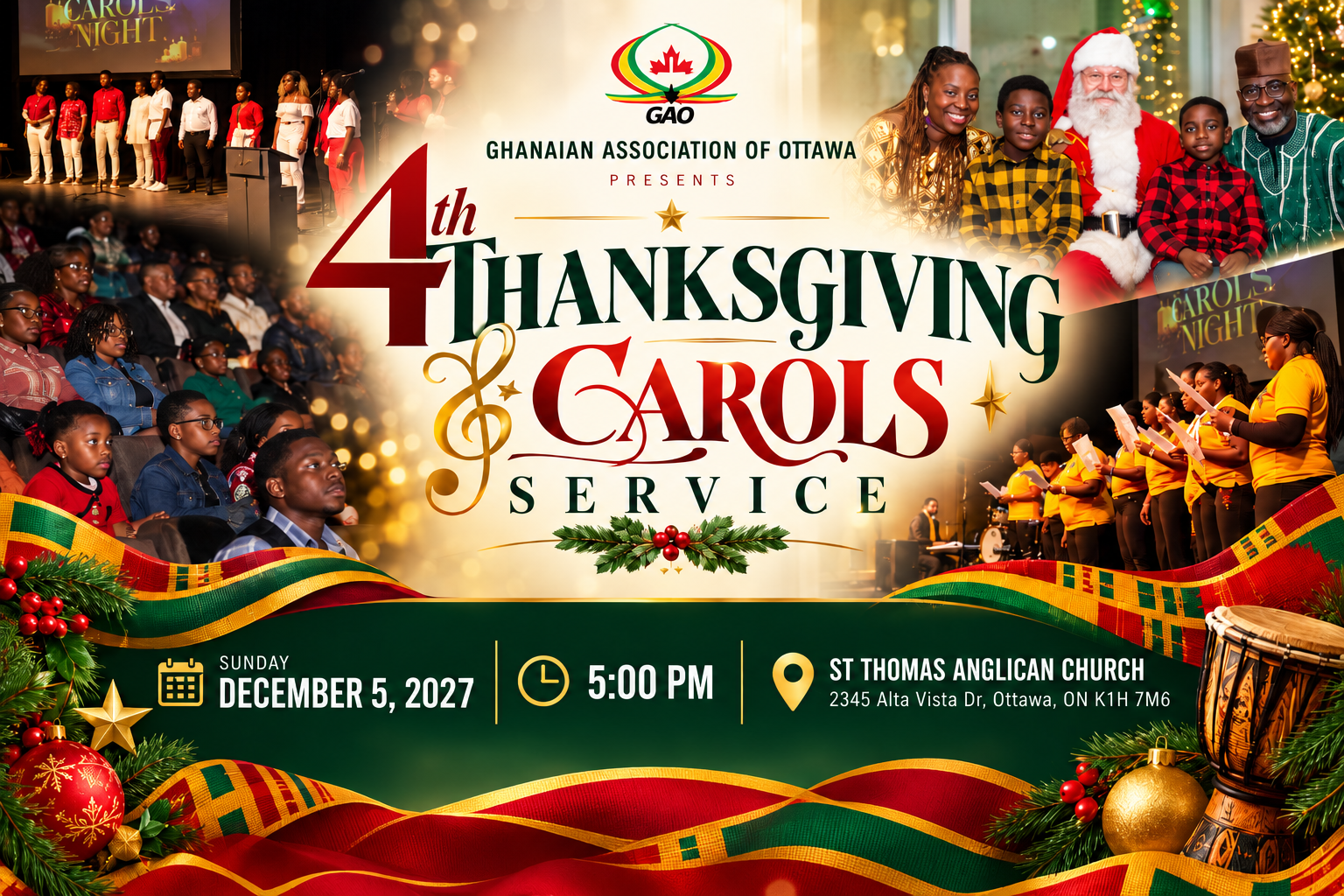 4th Annual Carols & Thanksgiving