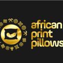 African print pillow
